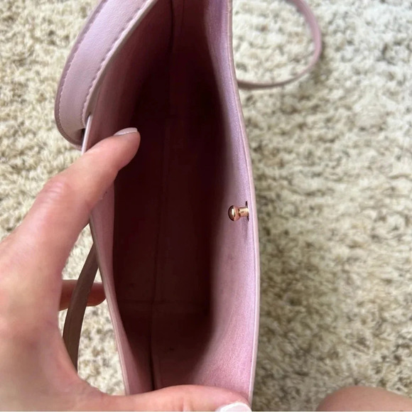 Anthropologie SAMARA Medium Shoulder Bag Peony Vegan Leather - Picture 6 of 6